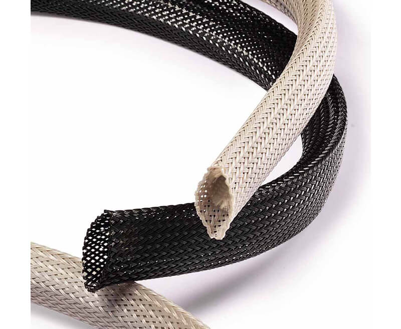 PPS-FR Flame Retardant Braided Sleeving