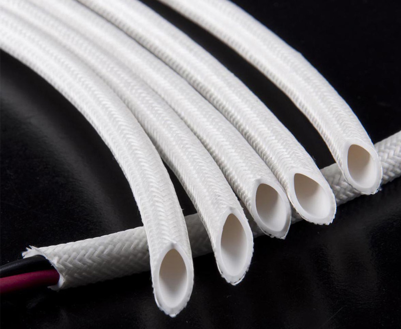 Silicone Fiberglass Sleeving (Inner Silicone and Outer Fiberglass)