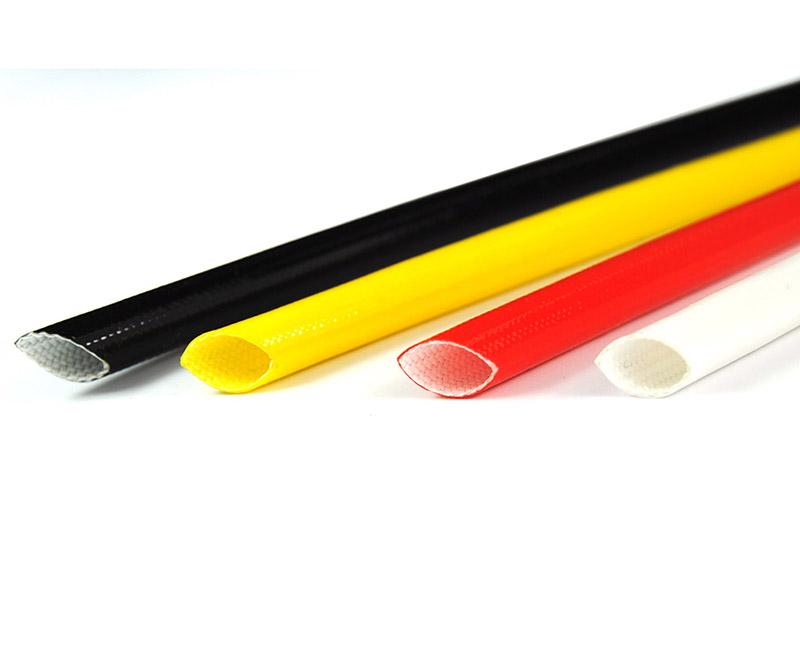 Silicone Fiberglass Sleeving (Outer Silicone and Inner Fiberglass)