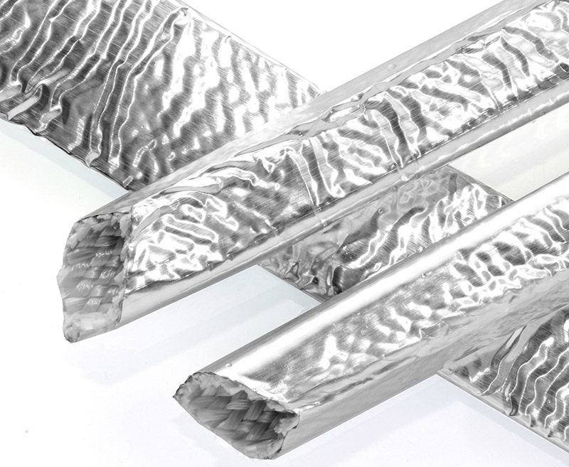 Aluminum Heat Reflect Fiberglass Sleeving